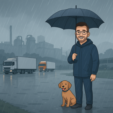 Arbeitsschutz im Regen